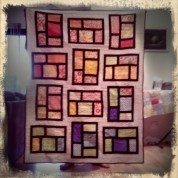 Kitchen window quilt Kitchen window quilt